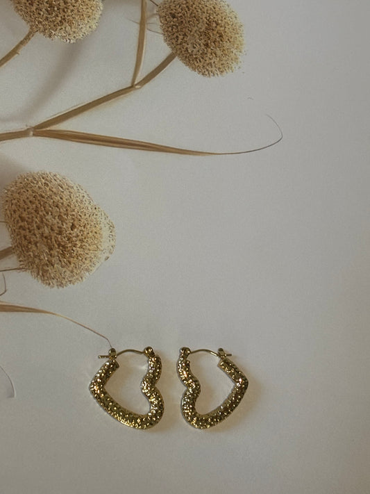 Golden heart 1 hoops