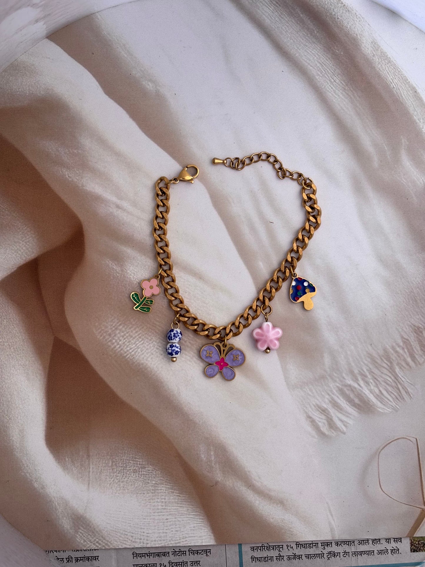 Butterfly Charms Loose bracelet