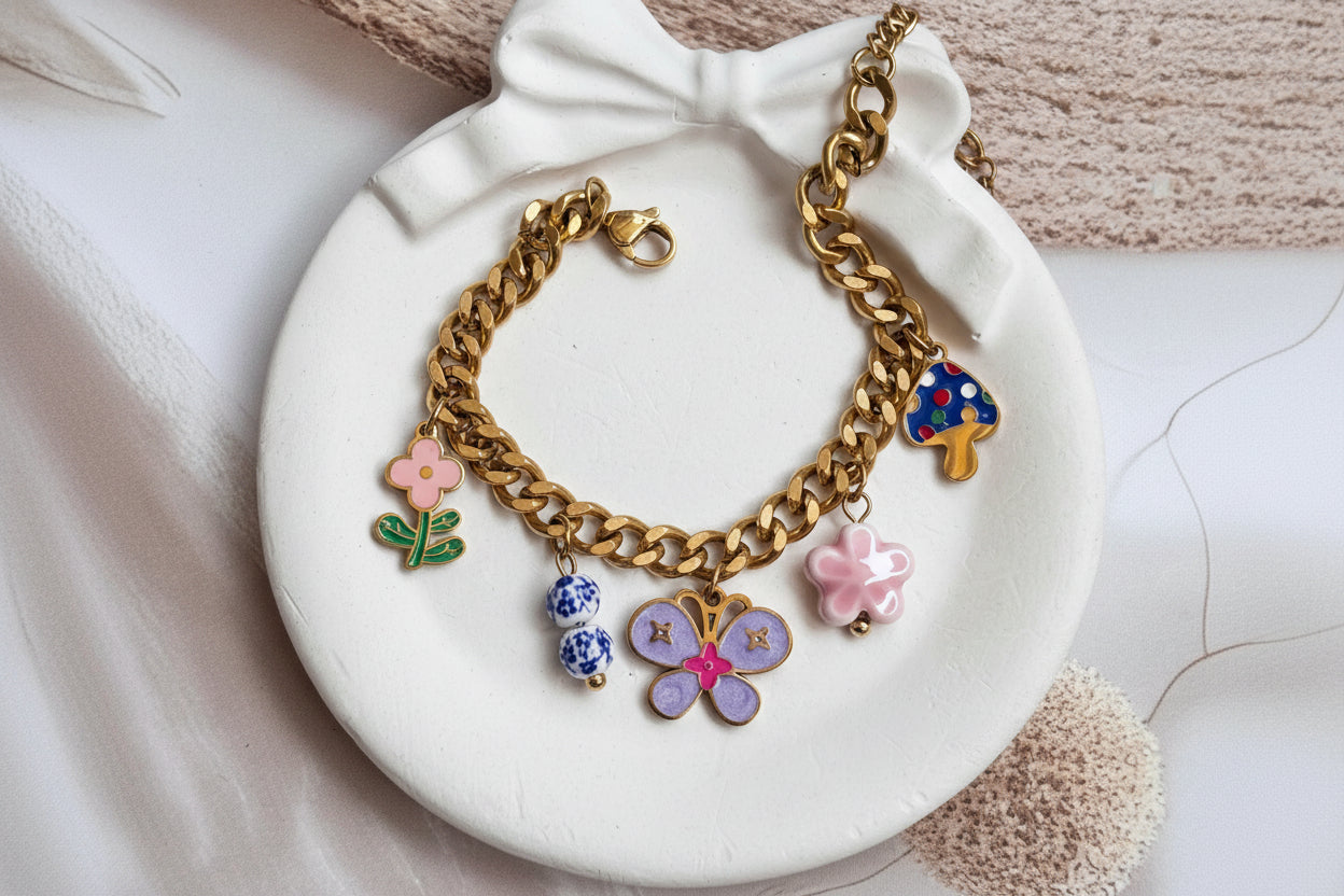 Butterfly Charms Loose bracelet