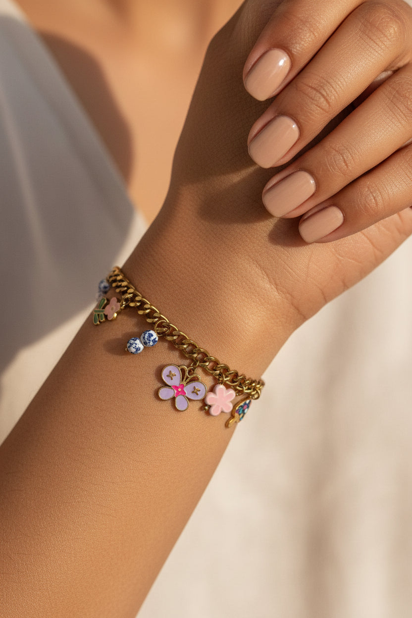 Butterfly Charms Loose bracelet