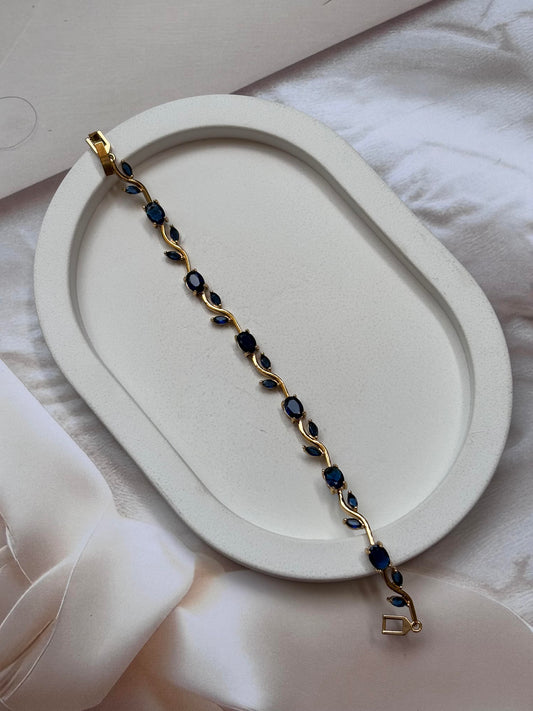 Tulip Bracelet- Blue