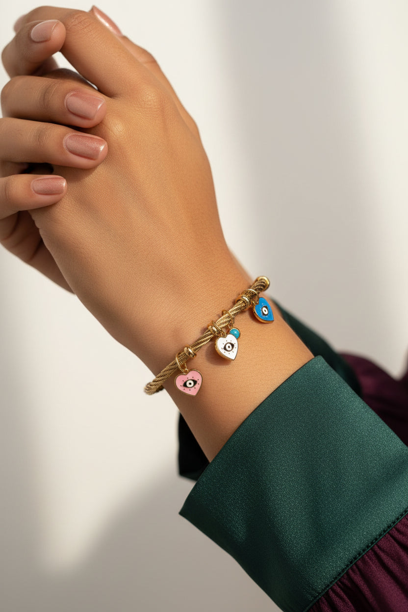 Evil eye charms kada