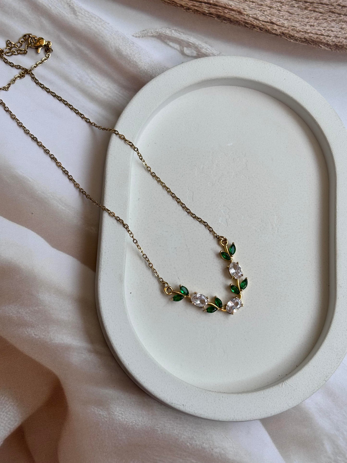 Tulip Necklace -Green