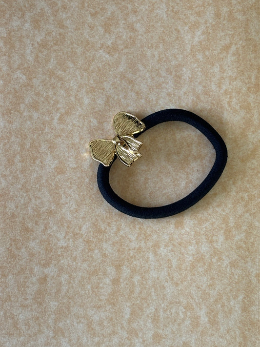 Bow shape hair tie