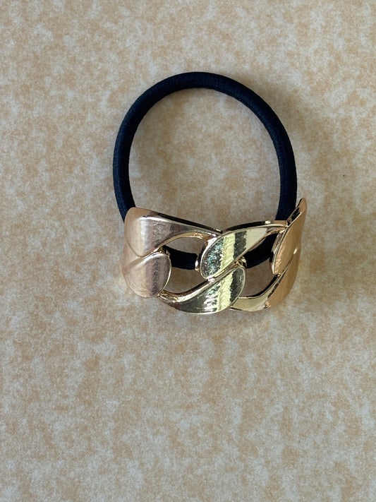 Cuff broad hair tie