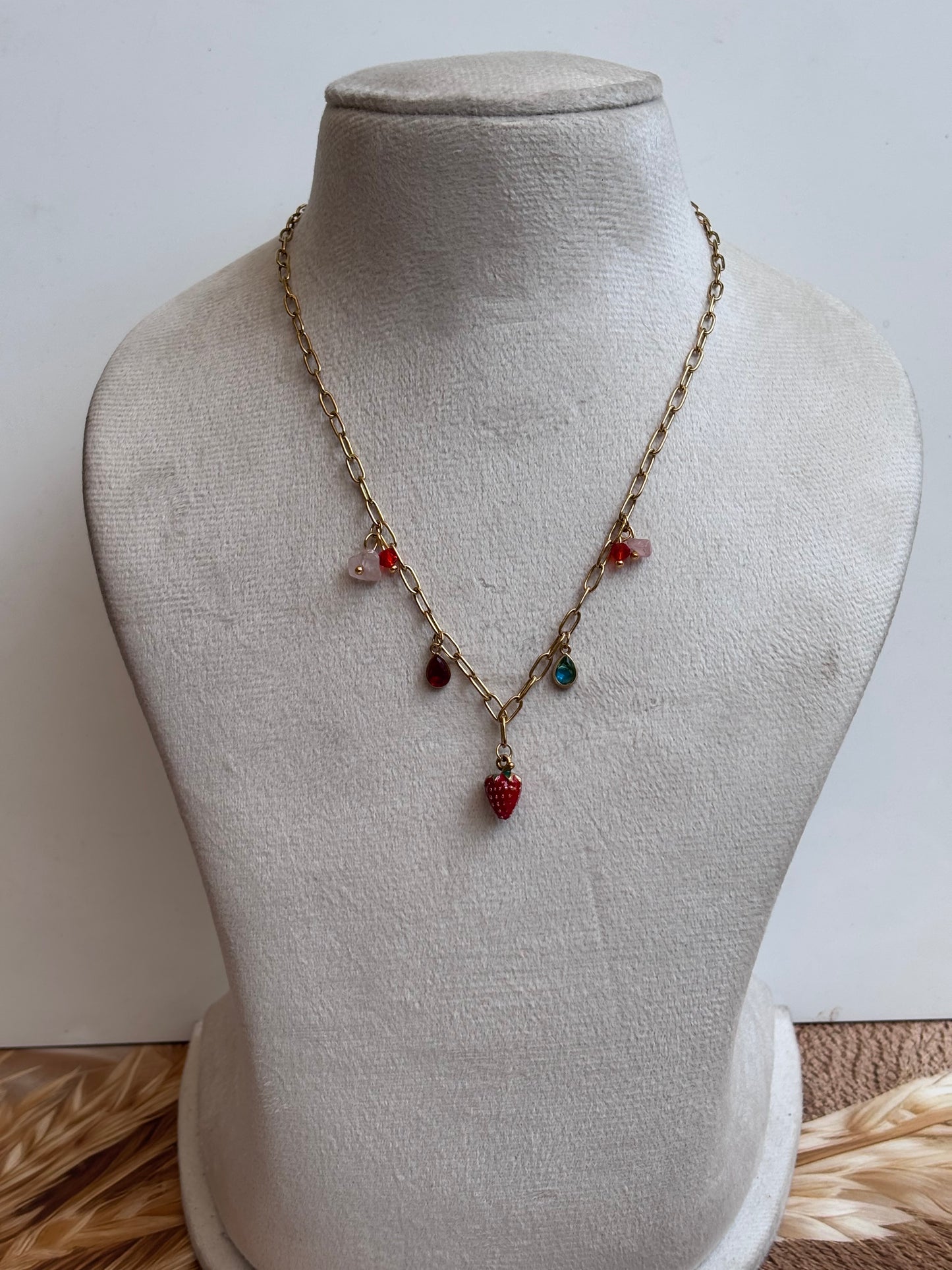 Strawberry charms Necklace