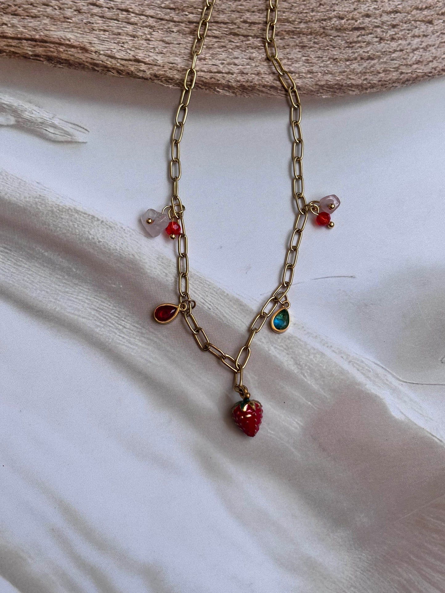 Strawberry charms Necklace