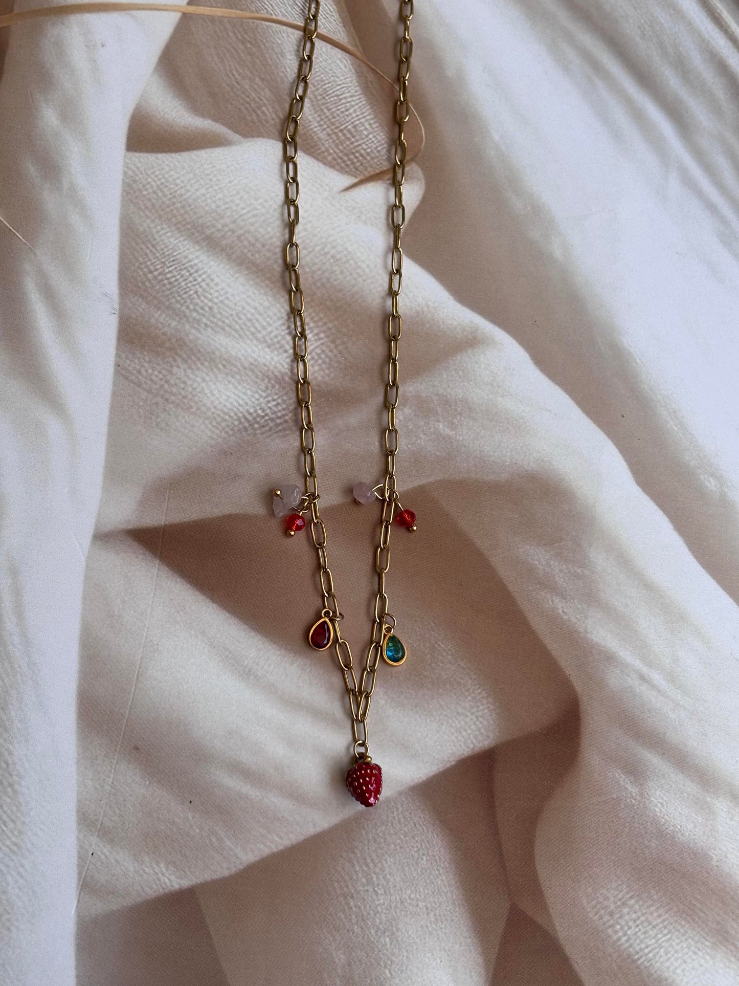 Strawberry charms Necklace