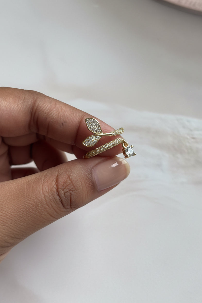 Mermaid Tail studded ring