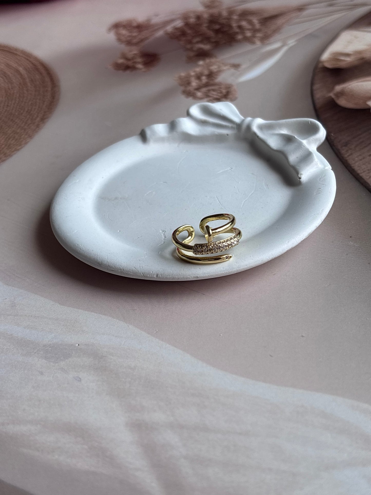 Nail n Cartier Studded Ring