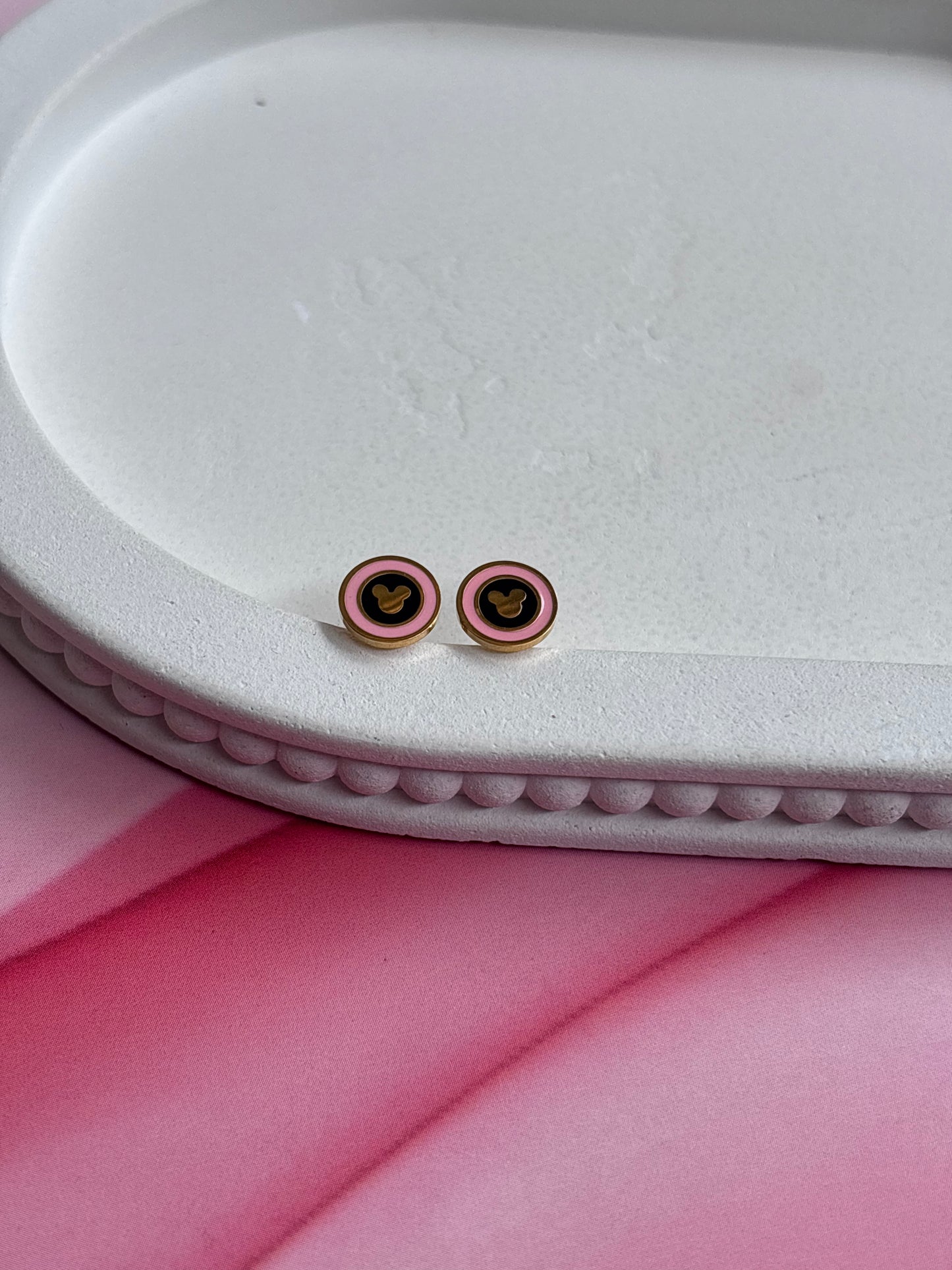 Round Mickey Studs