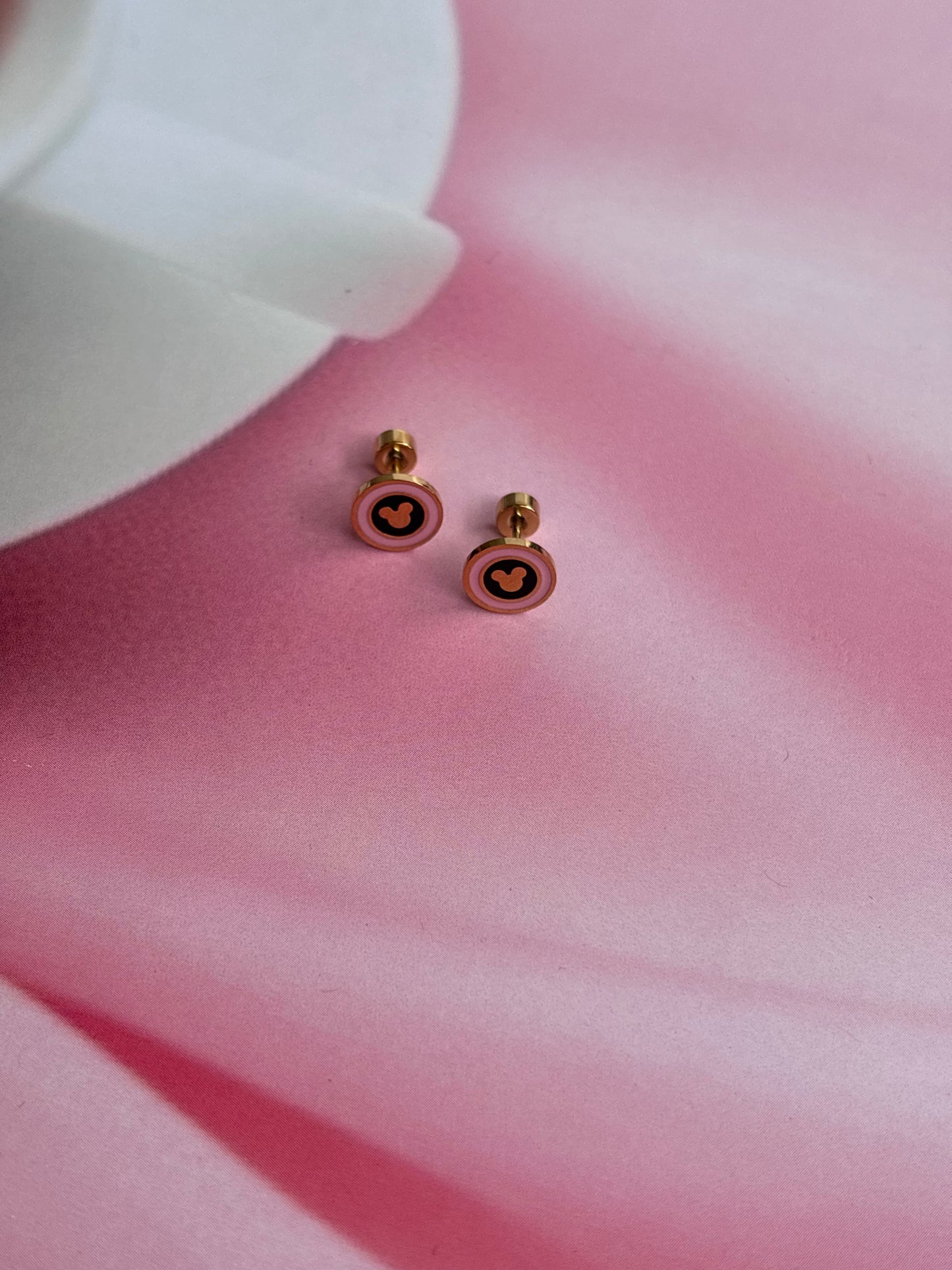 Round Mickey Studs