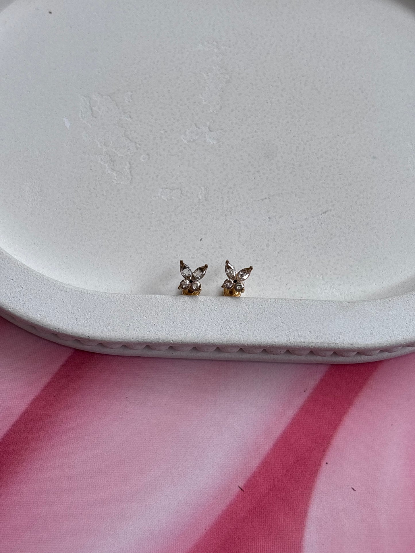 Stony Flower studs