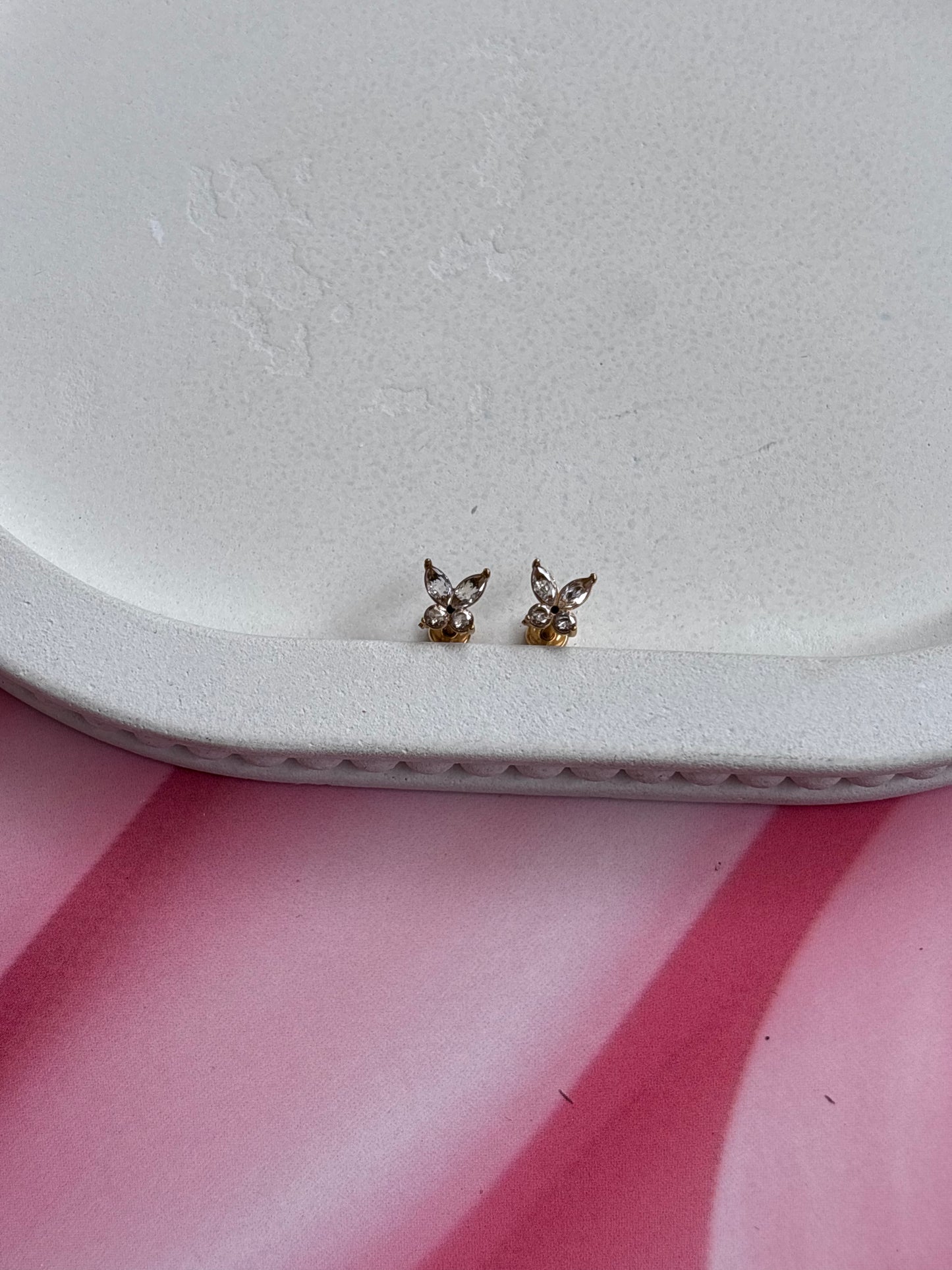 Stony Flower studs
