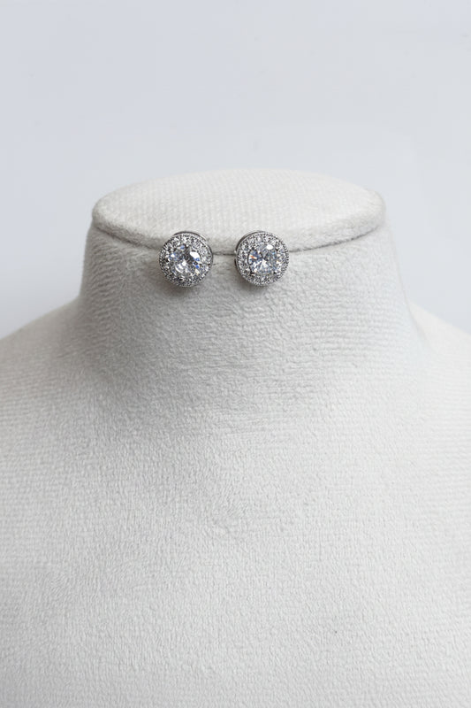 Classic Me Round Zirconia studs
