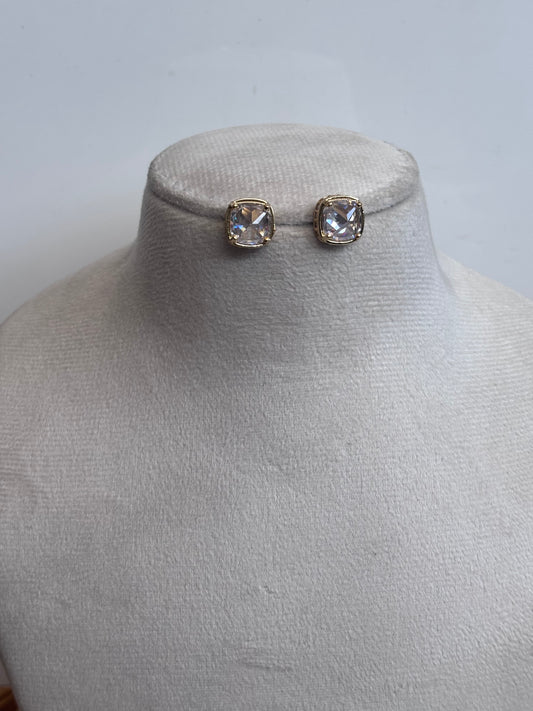 Square Golden stud