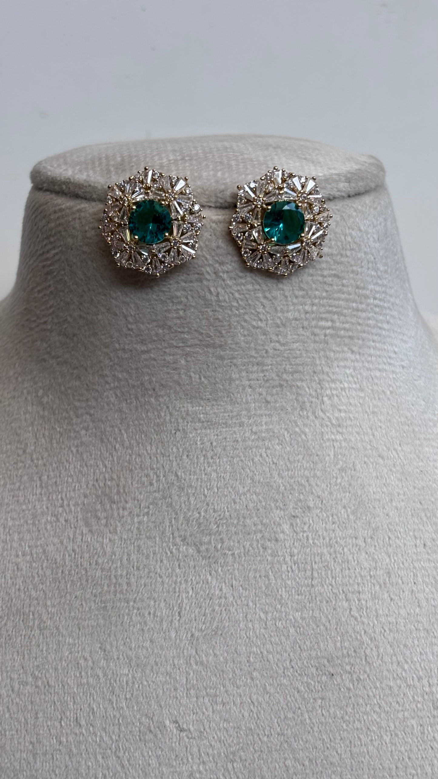 Green Bloom Studs