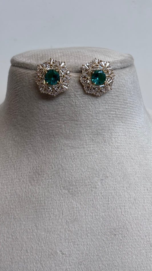 Green Bloom Studs