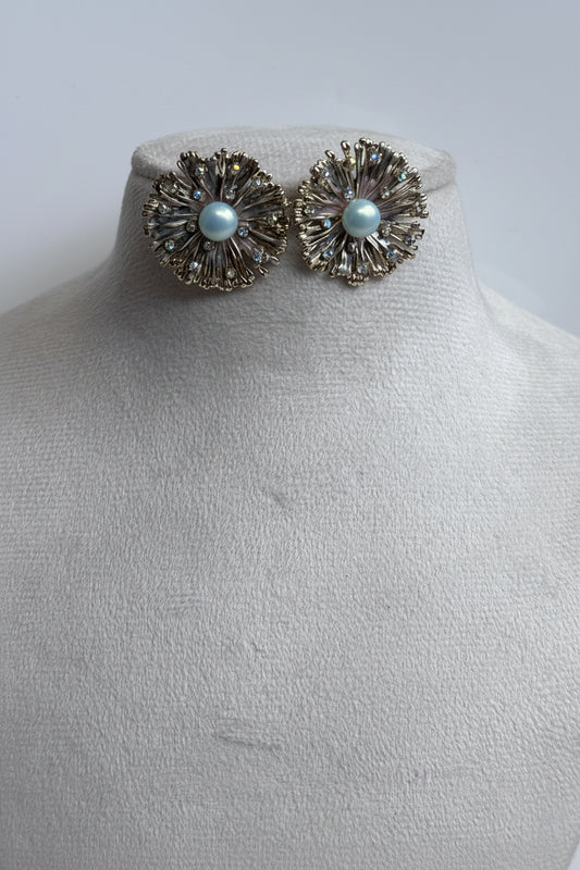 Coral Sun burst Studs