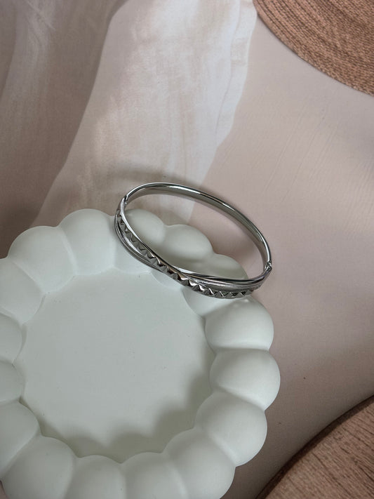 Silver cross Kada