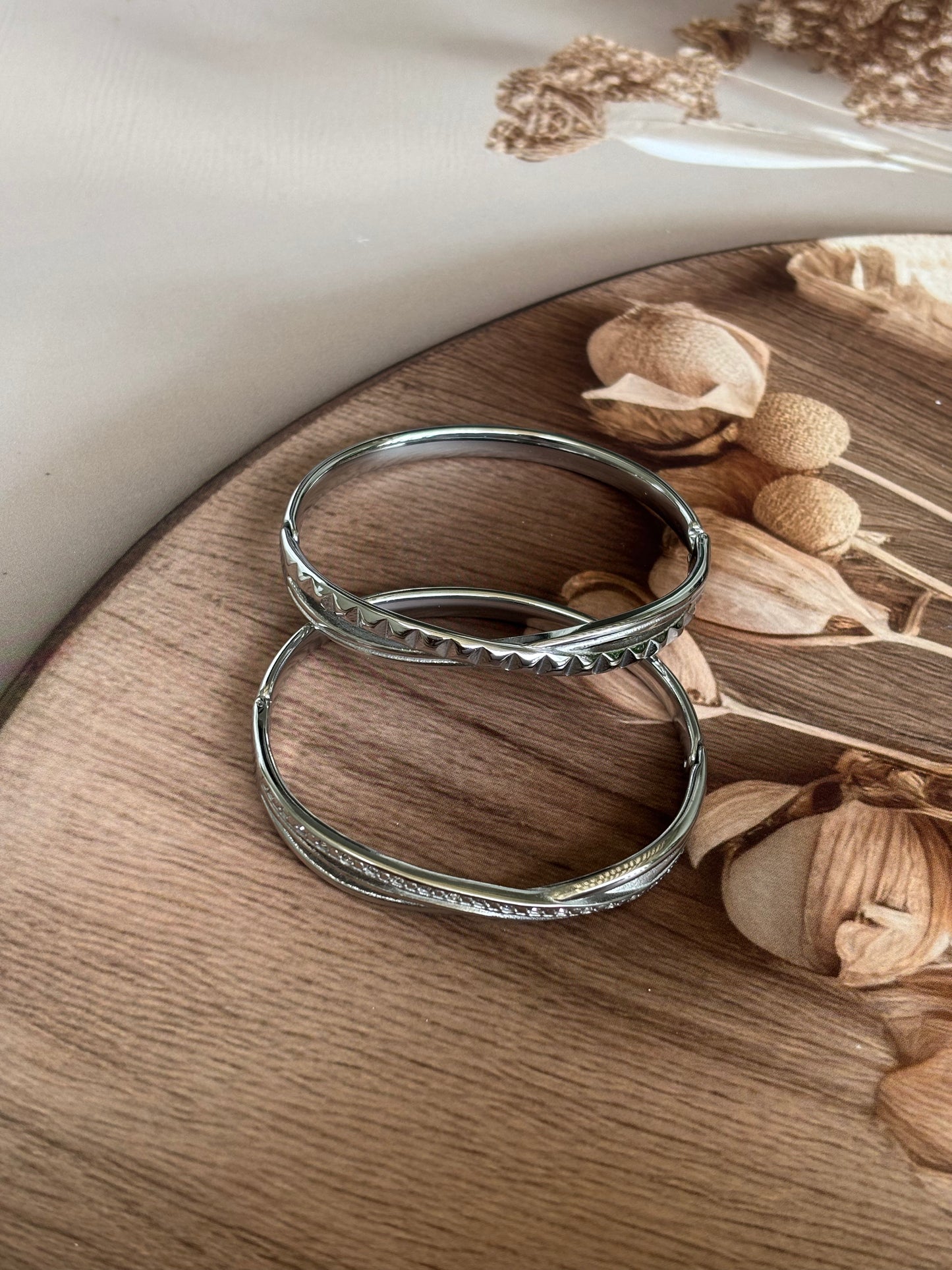 Silver cross Kada